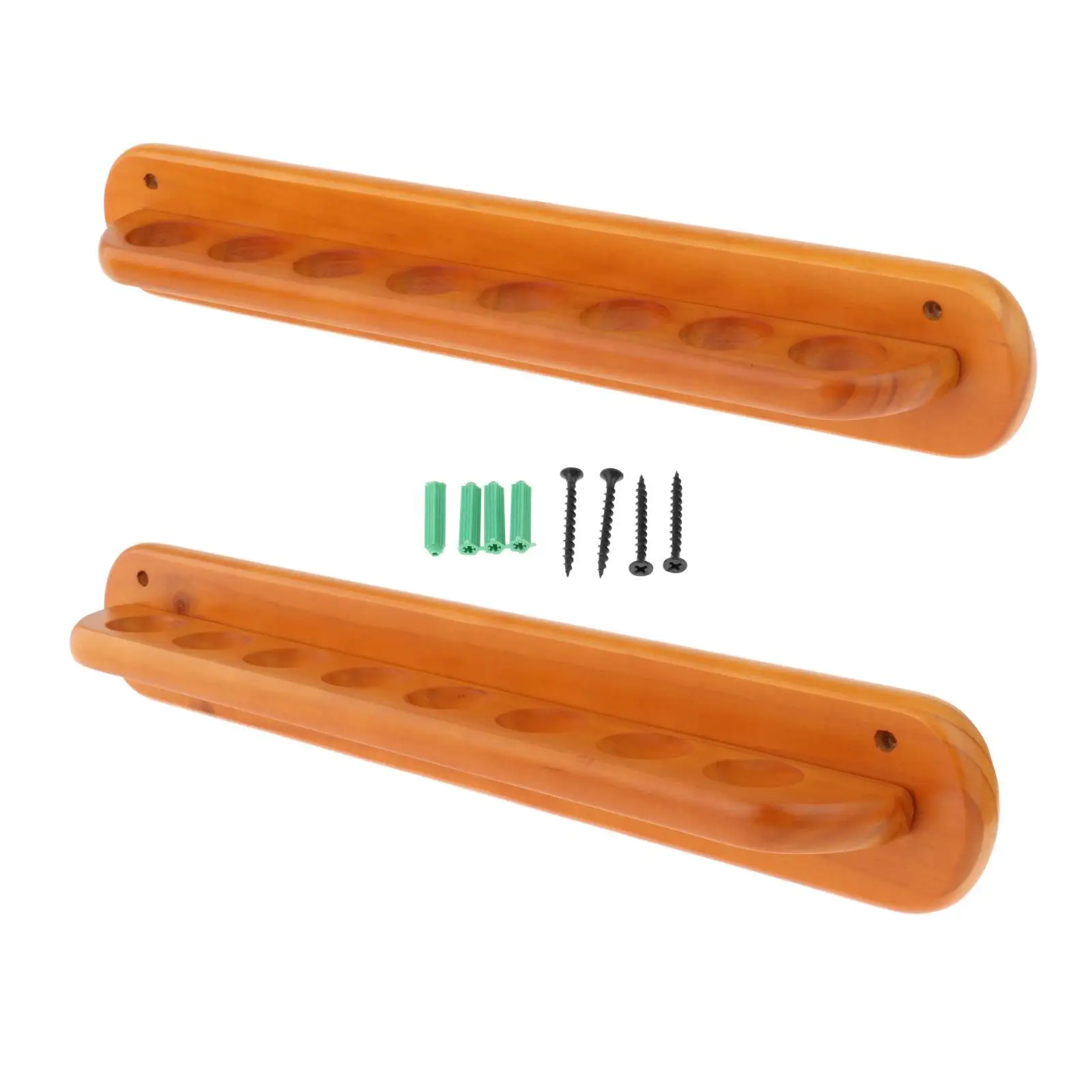 

Pool Cue Rack Storage Fishing Rod Stand Solid Wood Billiard Stick Holder