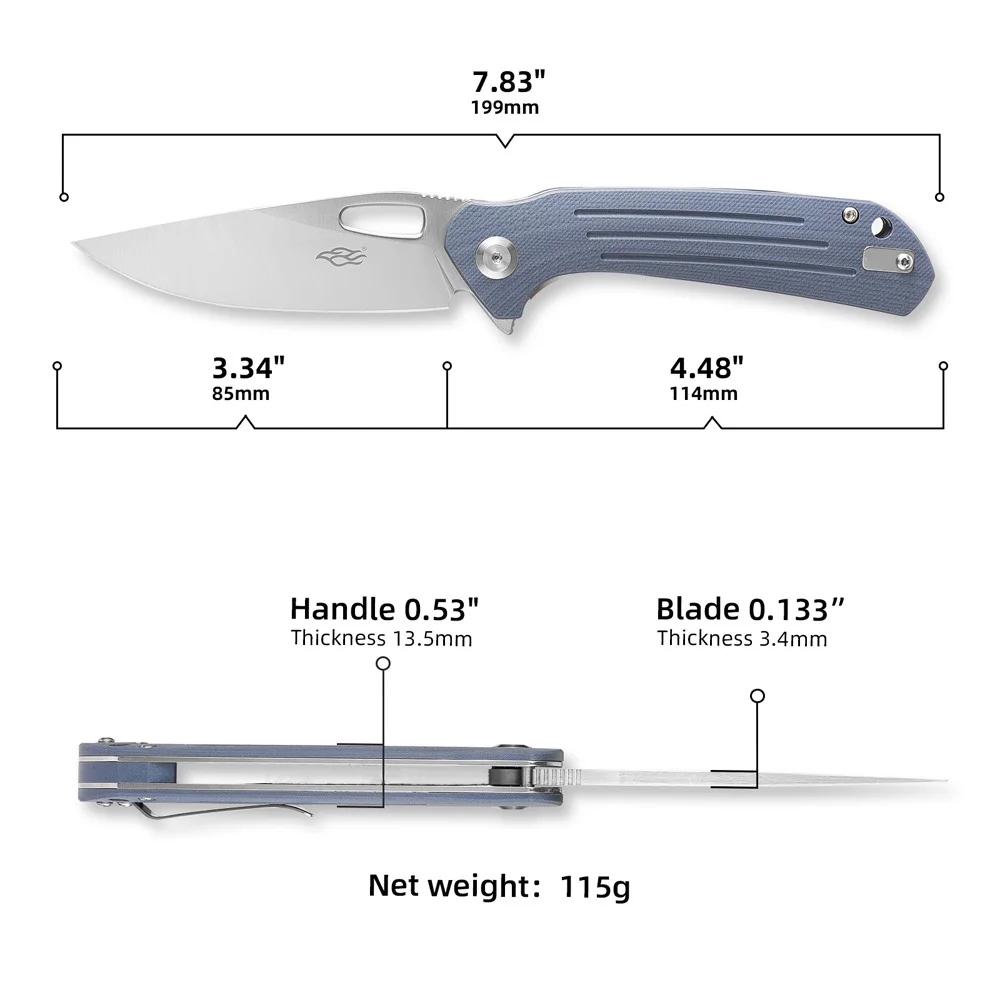 Фото Складной нож Ganzo Firebird FBKNIFE, модель FH921, с клинком из стали D2 и рукоятью из G10, инструмент для выживания, кемпинга, EDC-инструмент, карманный нож №5