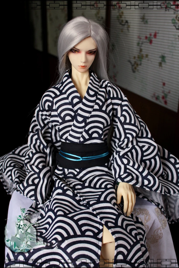 

Халат-кимоно для шарнирной куклы, 72 см, 36 см