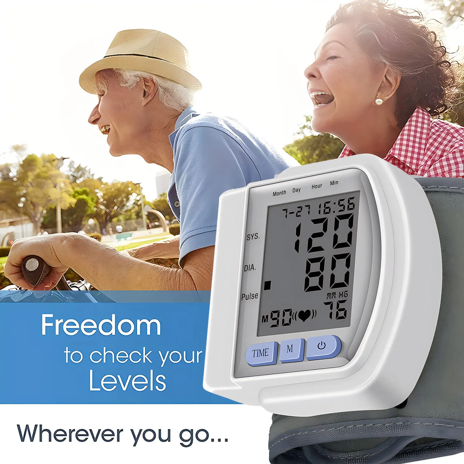 Портативный Цифровой Монитор Артериального Давления Автоматический Измеритель