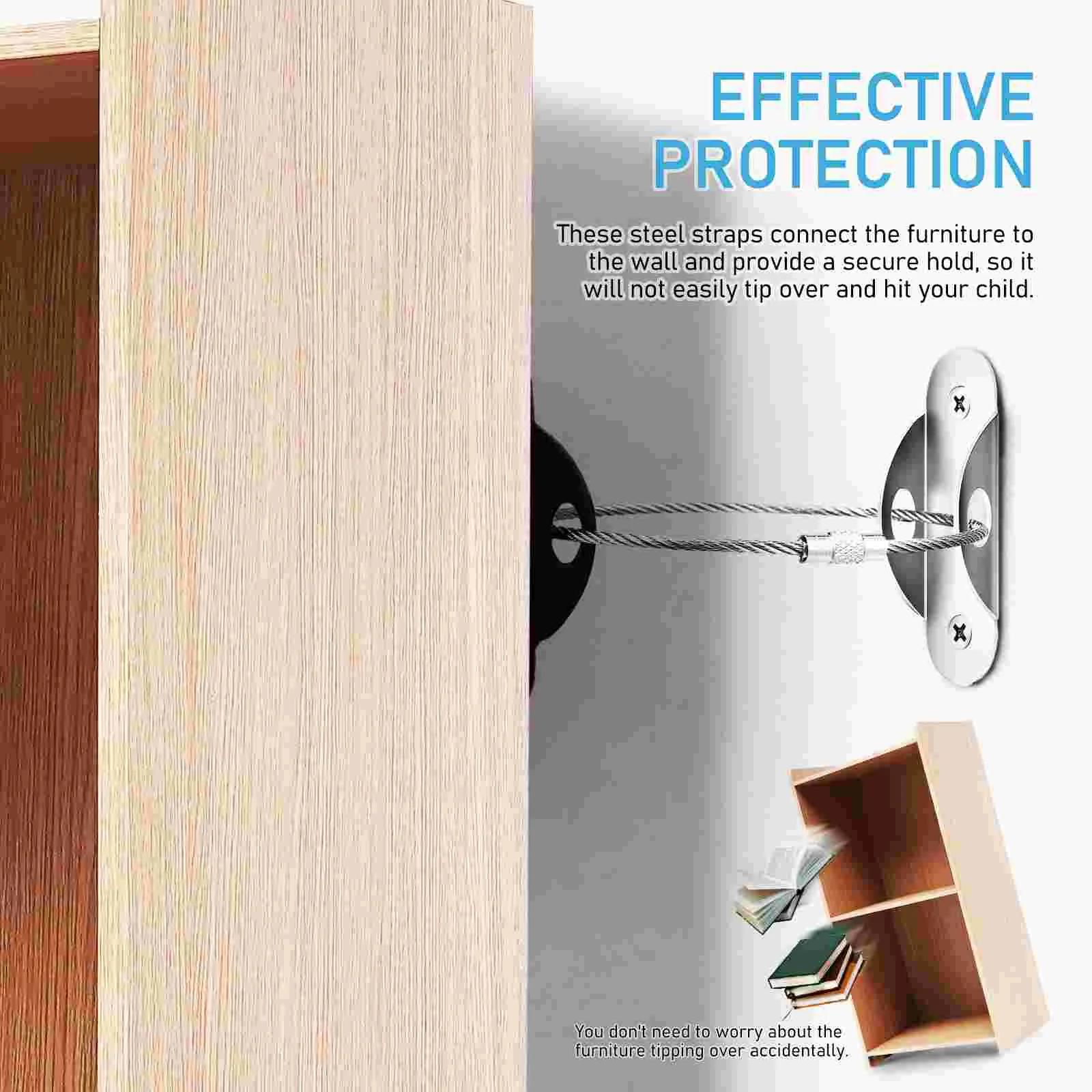 2 шт. устройство для защиты детей защита от падения анкеры шкафа мебель настенный