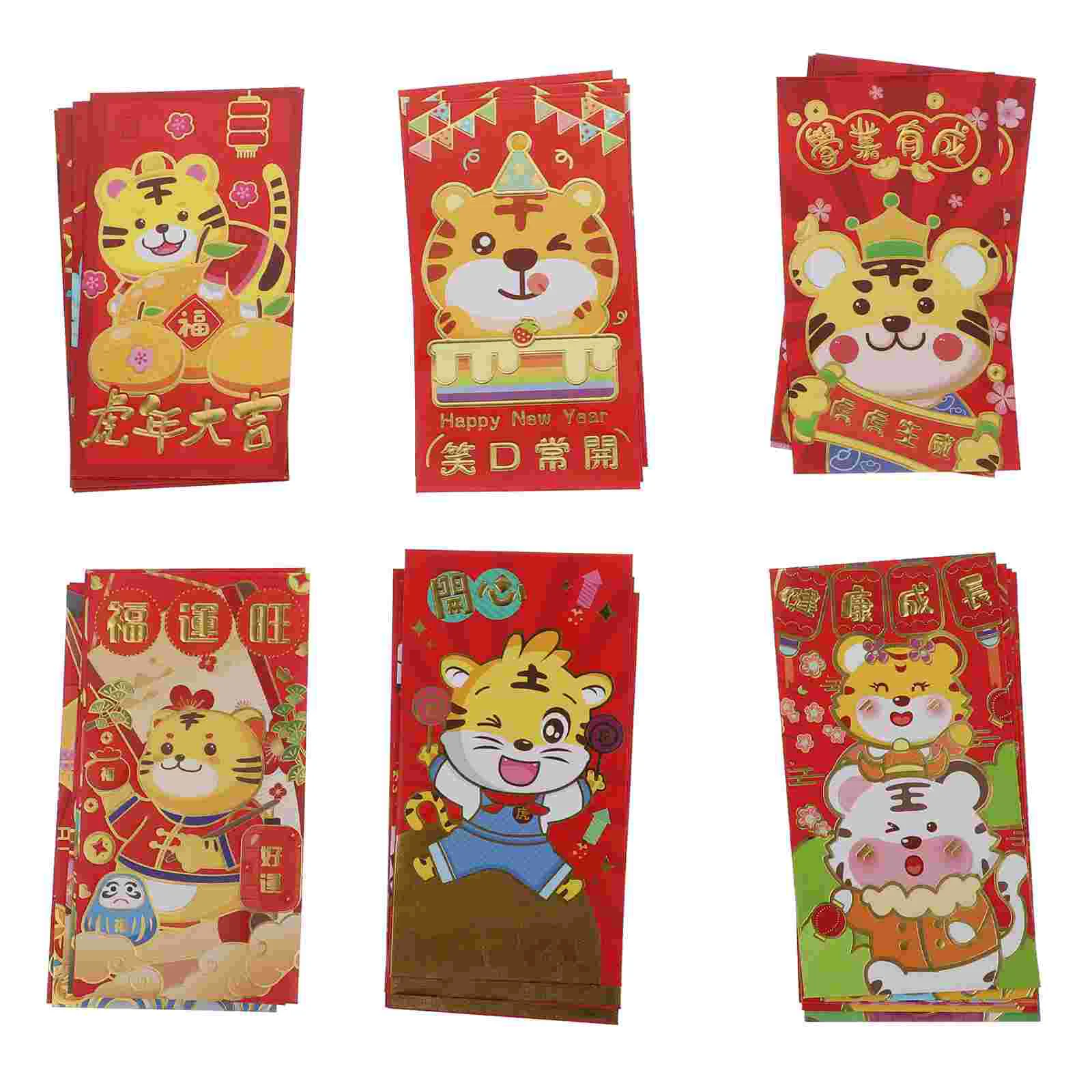 

Red Year New Chinese Envelope Packets Envelopes Money Lucky Hong Baogift