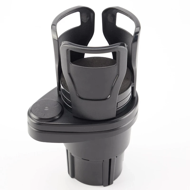 

2 In 1 Vehicle-mounted Slip-proof Water Cup Holder 360 Degree Rotating Multifunctional Dual Houder Auto Accessory Car Cup Holder