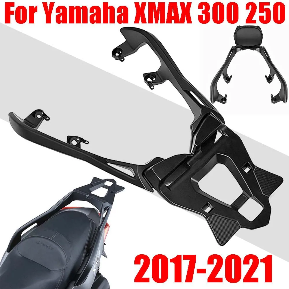 

For Yamaha X-MAX XMAX 300 250 XMAX300 XMAX250 Accessories Rear Rack Backrest Bracket Luggage Carrier Rack Shelf Holder Support
