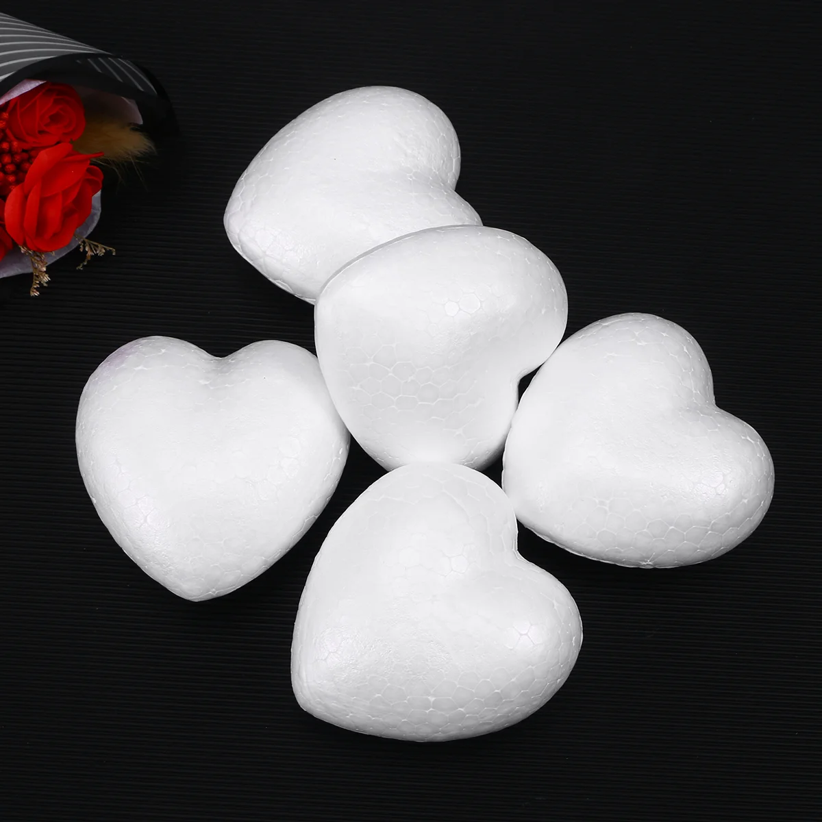 

Craft Styrofoam Heart Shaped Polystyrene Hearts Supplies Diy Decorations Ornaments Christmas Party Wedding White Modeling Love
