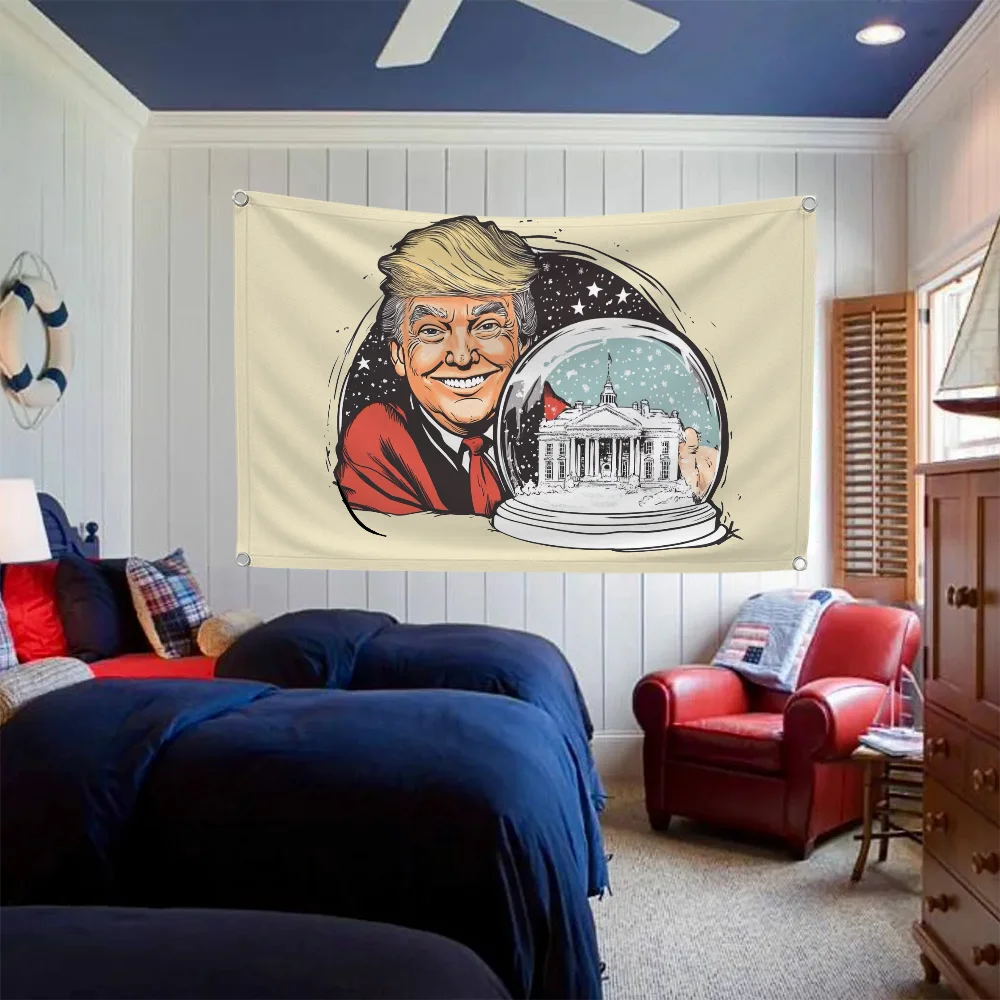 Двойное проникновение Trump Office Grinch Рождественские украшения Профессиональное