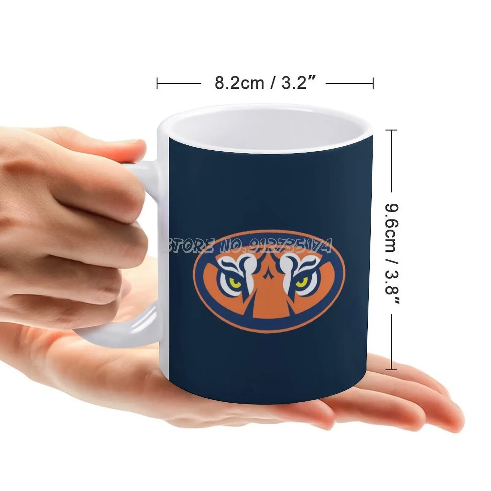 Кружка с изображением тигров глаз белая кружка для друзей и семьи креативный