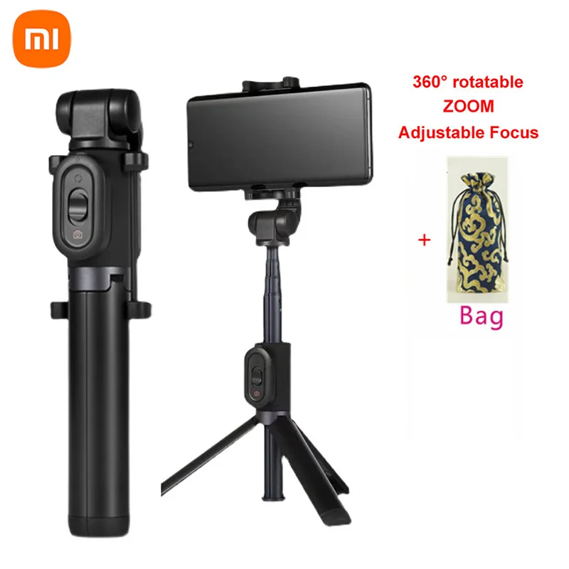 

Xiaomi Mi Zoom Tripod Selfie Sticks With Bluetooth-compatible Remote 360 Rotatable Foldable Extendable Monopod For iOS Android