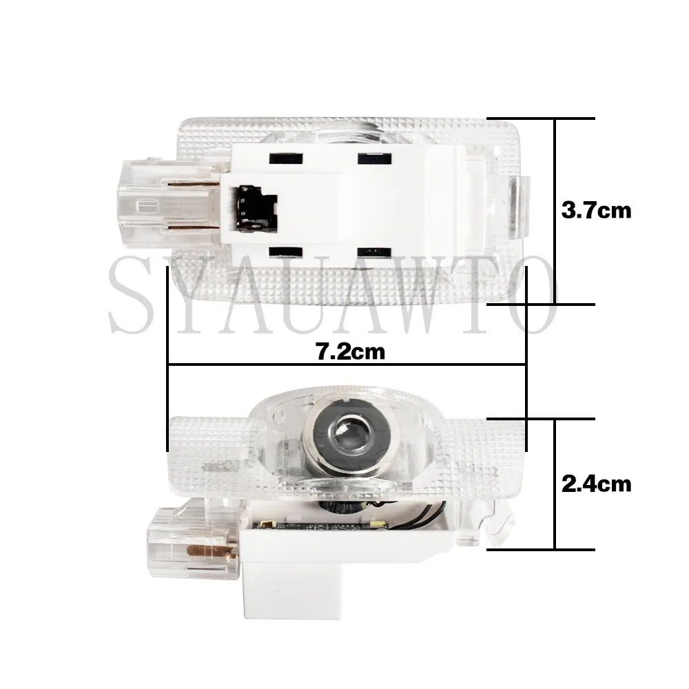 2X светодиодные лампы для автомобильных дверей Ghost Shadow Welcome Lamp Аксессуары Lexus RX ES GX