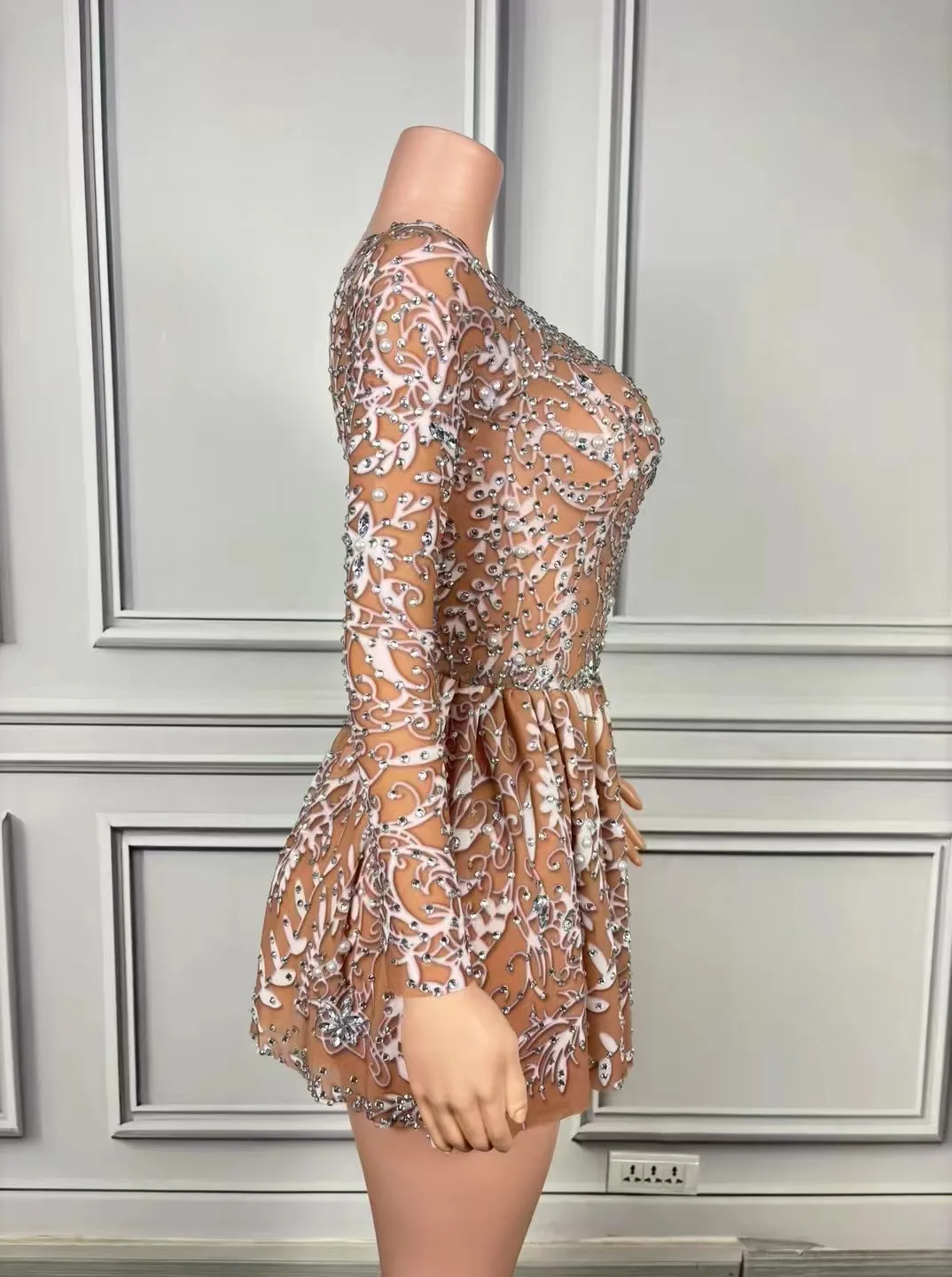 Девушка Группа Slim Fit Цельная Юбка Вечеринка Электронная Музыка Фестиваль Djds