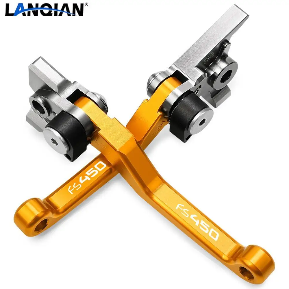 

For HUSQVARNA FS450 2015 Motocross Foldable Pivot Dirt Bike CNC Handlebar Brake Clutch Levers Handle Lever