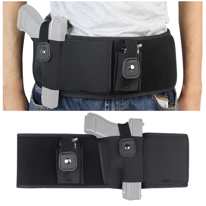 

Tactical Gun Holster Pistol Right Belt Holster Breathable Shooting Hunting Hidden Gun Holsters Glock 17 19 Accessories