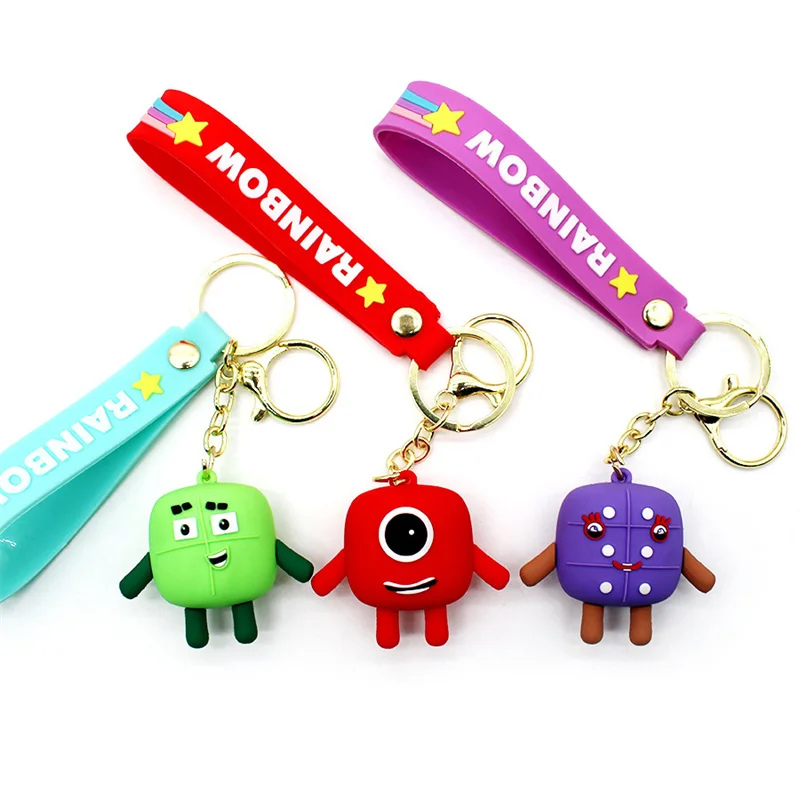 

2023 New Alphabet Lore Cartoon Keychain Action Figure Toys Cute Dolls Ornament Pendant Bag Car Key Chains For Girl Boy Birthday