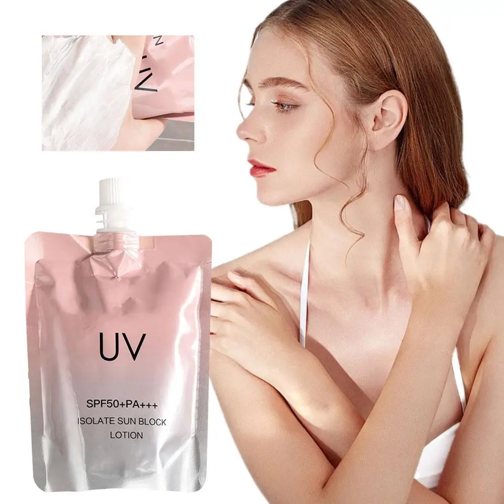 Отбеливающий солнцезащитный крем SPF50 + УФ-защита экран для рук блок Осветляющий