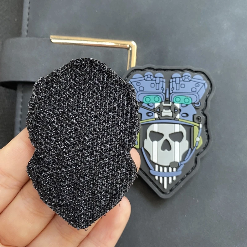 Нашивка с крючком и петлей Call of Duty COD20 Night Warfare Ghost из ПВХ на заказ тактические