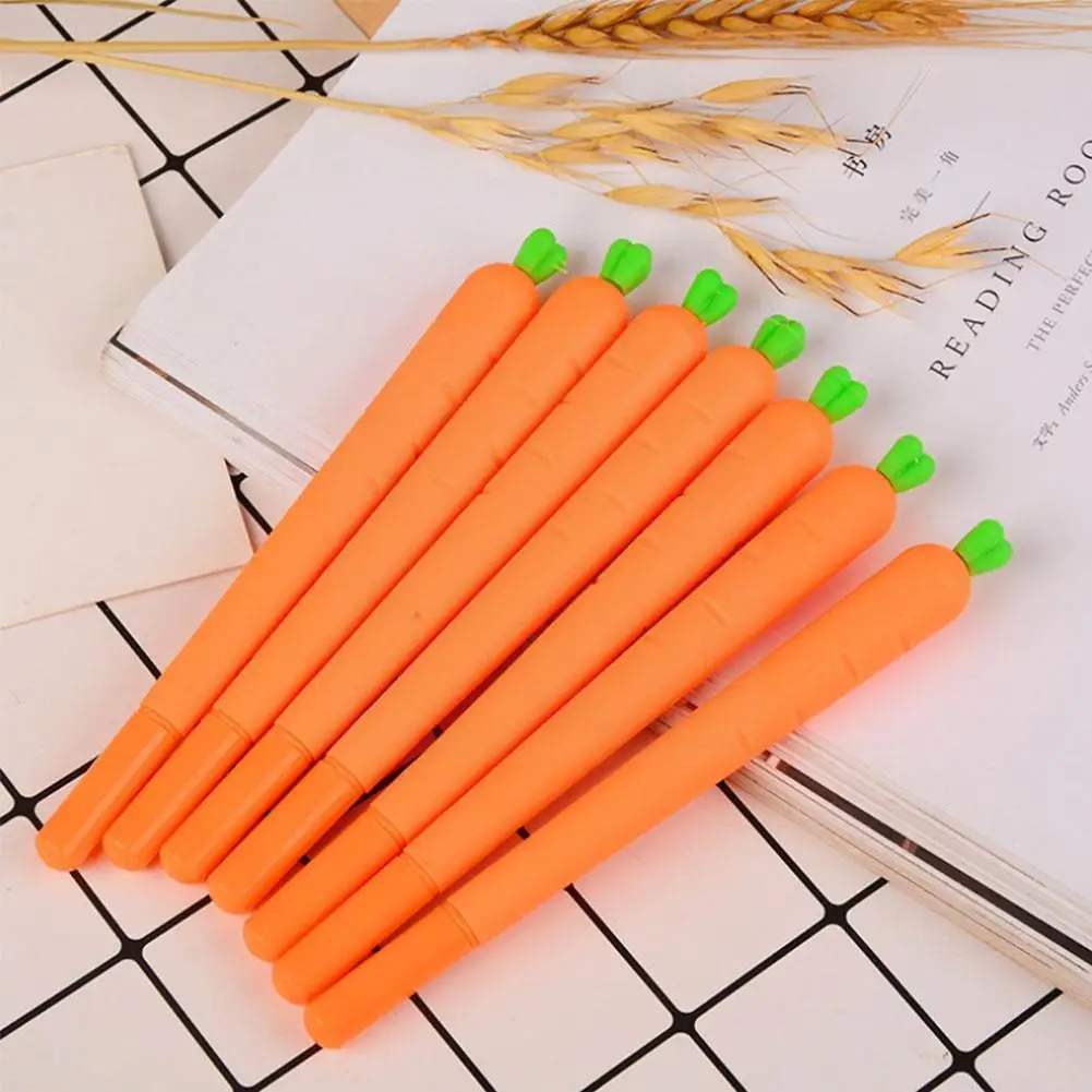 

1pc Carrot Style Cartoon Gel Pen Cute Magic Pens Kawaii Gel Pens For School Writing Novelty Stationery Girls Gifts C5p1