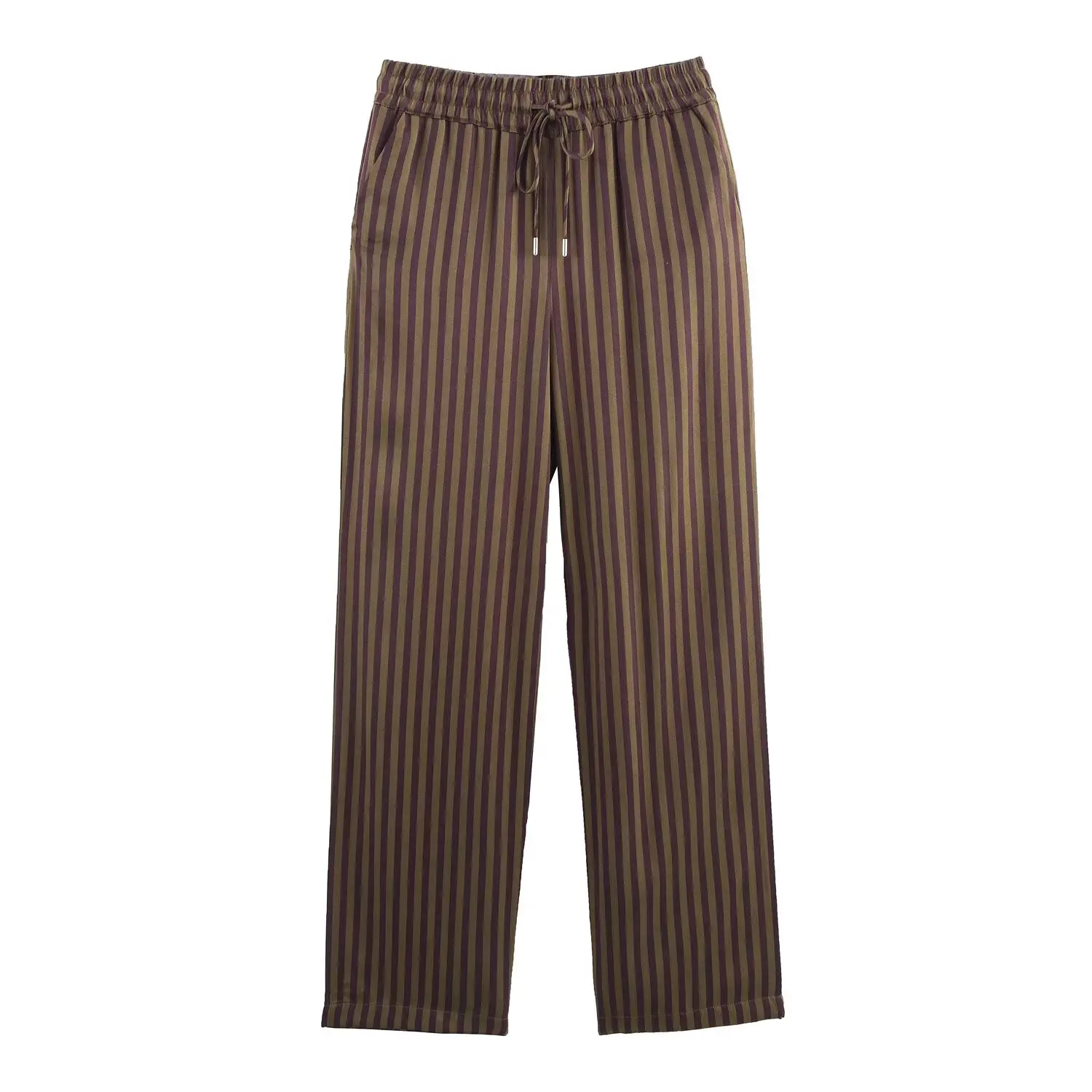 Taop&ampZa полосатые брюки и рубашка из полиэстера