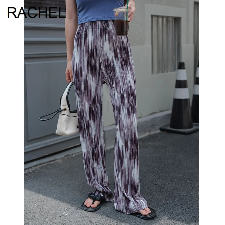 

2021 Summer Thin Tie-Dyed High Waist Show Rac