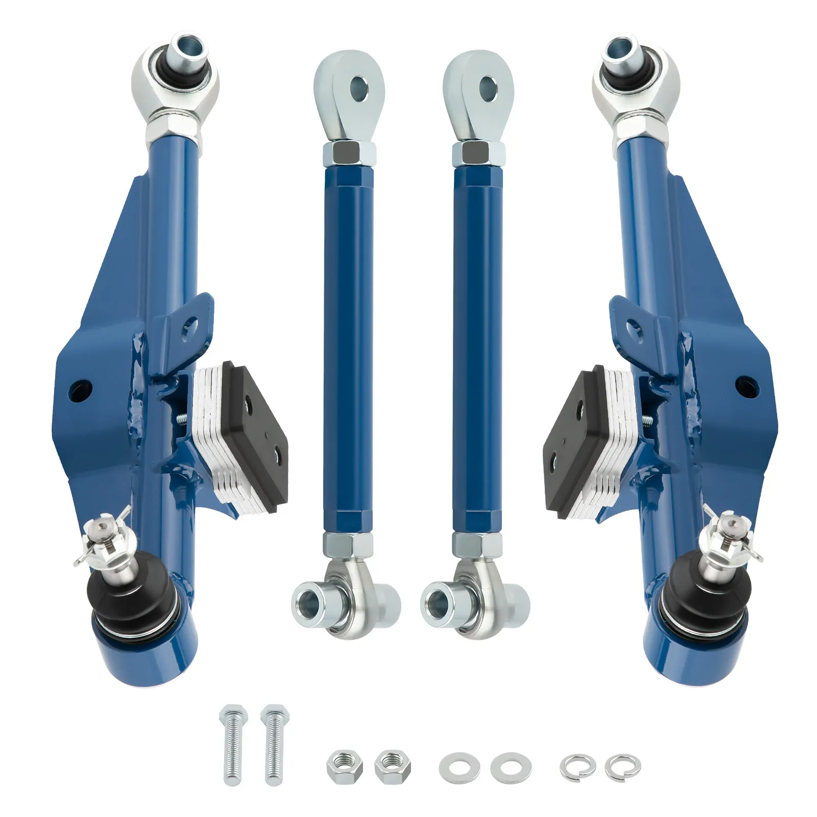 

4 шт. передние нижние рычаги управления и высокоугловые натяжные стержни для Nissan 180SX 1989 1990 1991 1992 1993 1994