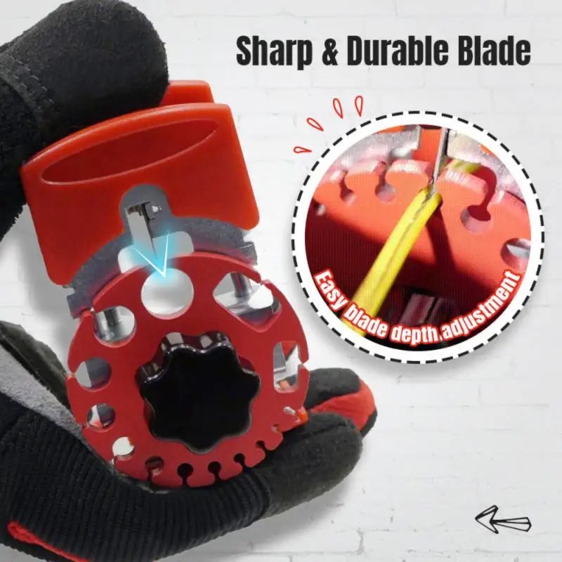 

Handheld Quick Stripper Universal Electric Wire Demolisher Crimping Tools Wire Cable Cutter Portable Stripper Multi-Tool