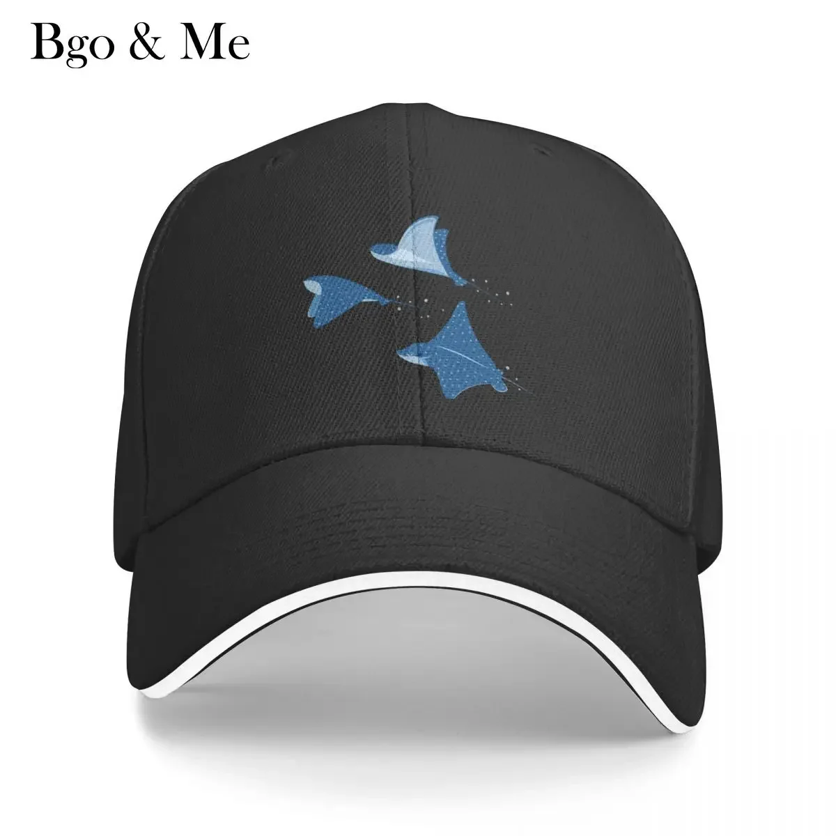 

2023 New Flying Stingrays Blue Baseball Cap Fashion Beach Golf Hat Trucker Hat Cosplay Caps For Women Men's