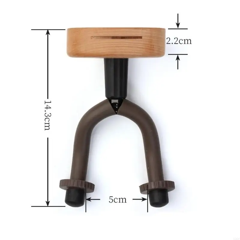 Гитарная стена вешалки для деревянной базовой стенд U-образной гитарный крючок
