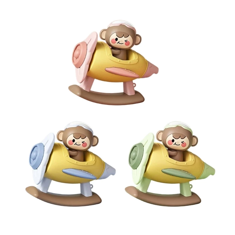 

Musical Toy Aircraft Lung Capacity Exercise with Whistle Fall Resistant Toy