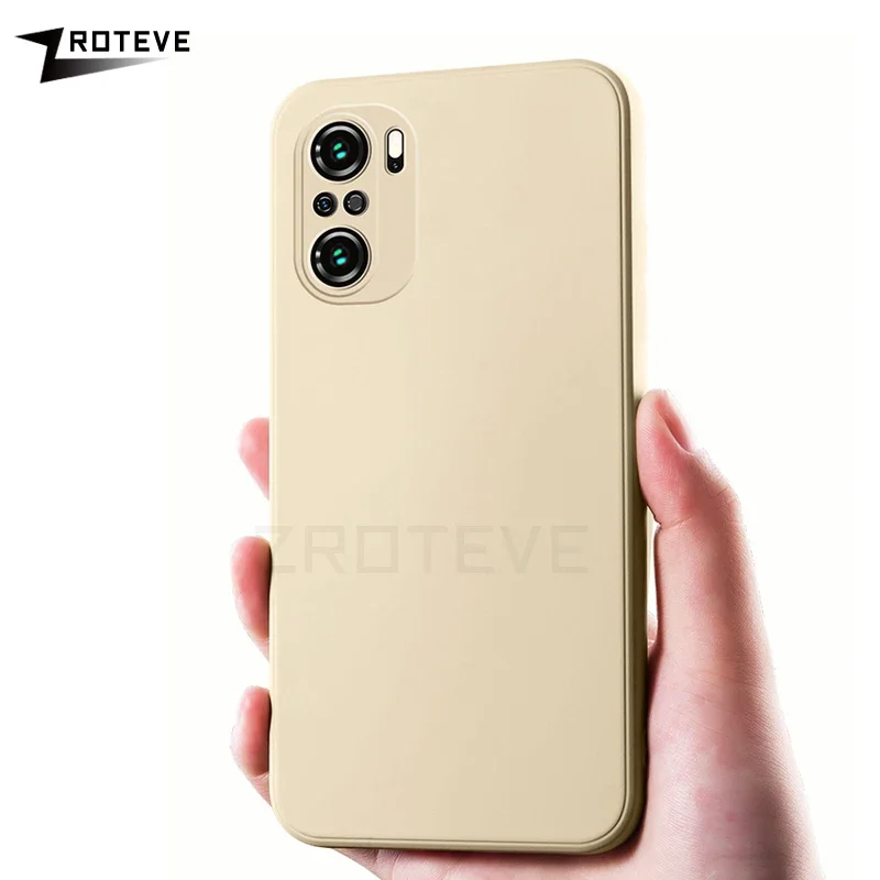 Для PocoF3 Чехол ZROTEVE Silky Liquid Silicone Soft Cover Xiaomi Poco F3 F5 X5 Pro 5G Xiomi Mi Pocophone X3 X4 F4 GT Чехлы