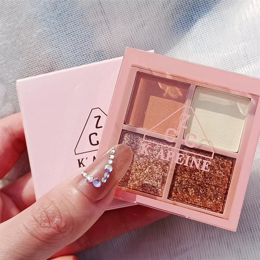 

Eyeshadow Palette Glitter EyeShadow Pearlescent Diamond Bright Glitter Make Up Waterproof Sequin Smoky Shadows Cosmetics