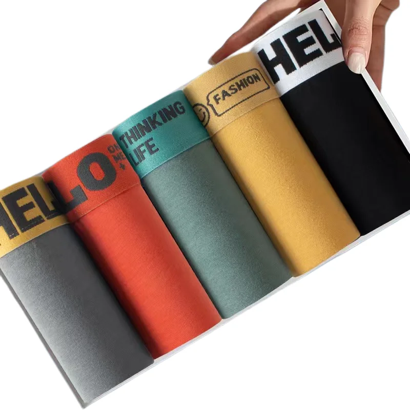 Men Panties Boxer Shorts for Men Cotton Underwear Breathable Graphene Boxers Underpants Comfortable Sexy Mens Shorts Plus Size