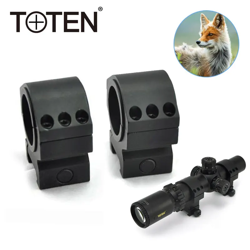 

TOTEN RifleScope Mount Rings Picatinny Rail 21mm for 30mm / 25.4mm Tube Mounting Air Rifle Scope Base Hunting Rifle Accessories