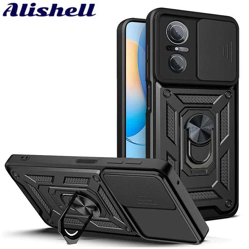 

Shockproof Case For Huawei Nova 9 6SE 7i 9SE Y60 Push Pull Camera Protection Phone Cover Fo Enjoy10S 10E 20 Plus Honor 50 50SE