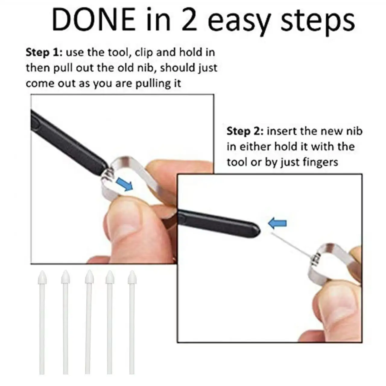 Remove Tool Touch Stylus S Pen Tips Apply For Samsung Galaxy Note 7 Note 8 Note 9 Tab S3 S4 Refill Tip images - 6