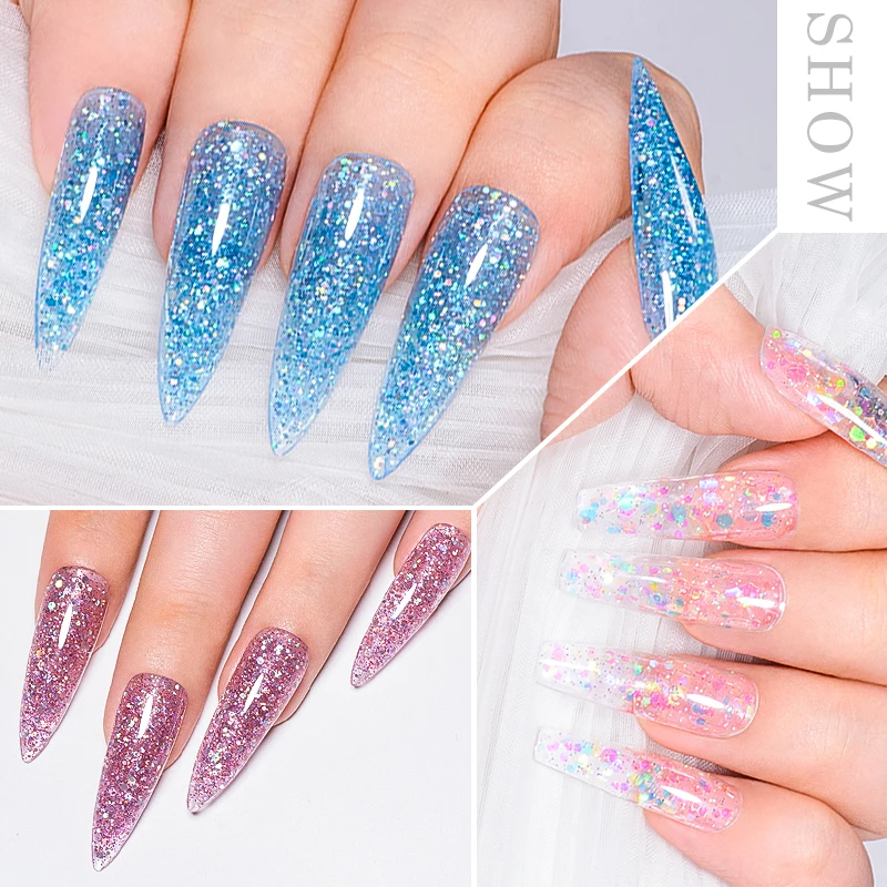 MEET ACROSS 20 мл маникюр удлинительный гель полировка блеск Vernis Semis Постоянный UV