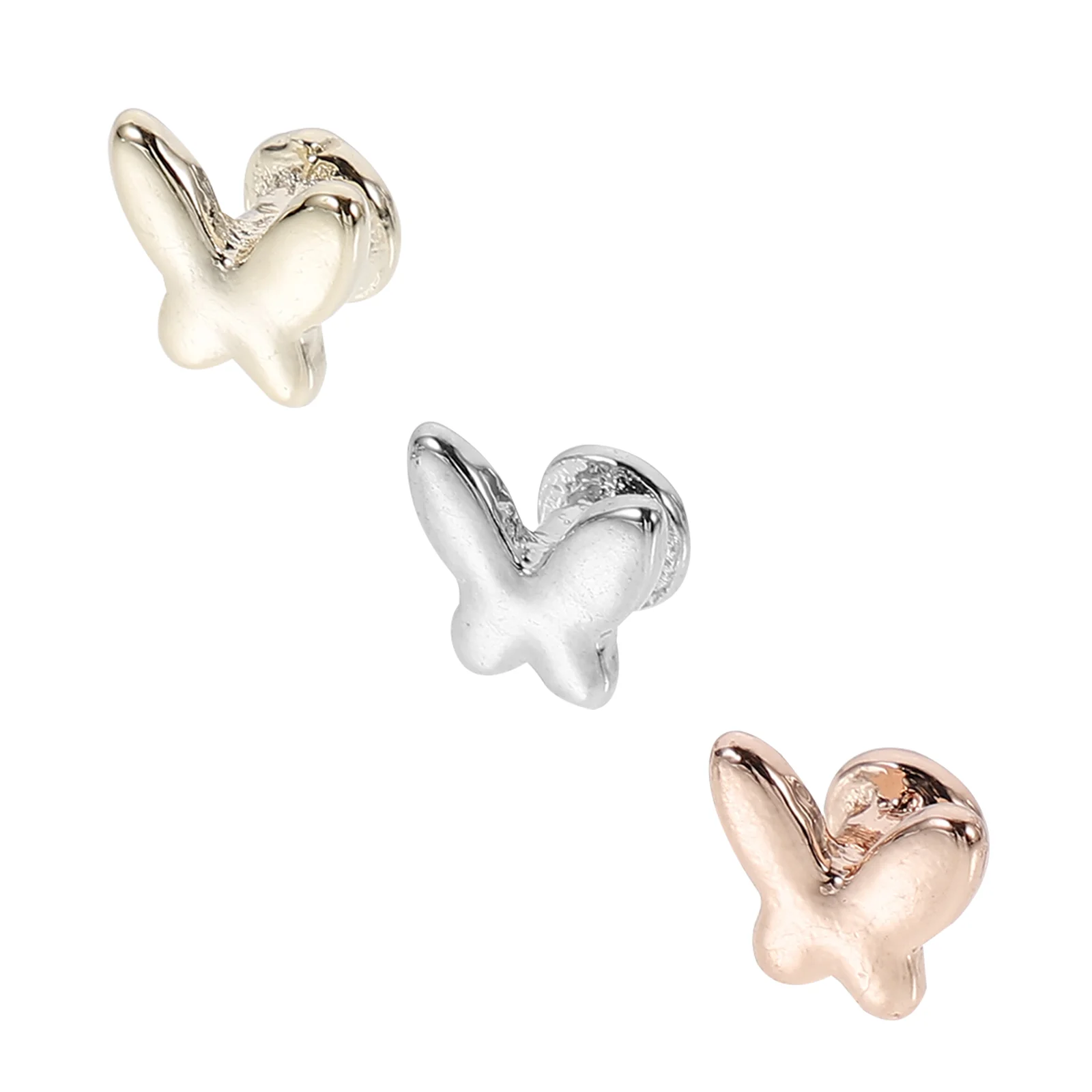 

Watch Band Strap Charms Studs Decorative Charm Siliconering Loops Loop Alloy Stud Decor Nail Silver Beads Embellishments Women