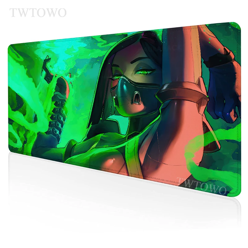 

Viper Valorant Mouse Pad Gamer XL New Large Custom Mousepad XXL Mouse Mat Soft Carpet Anti Slip Natural Rubber PC Mouse Mat