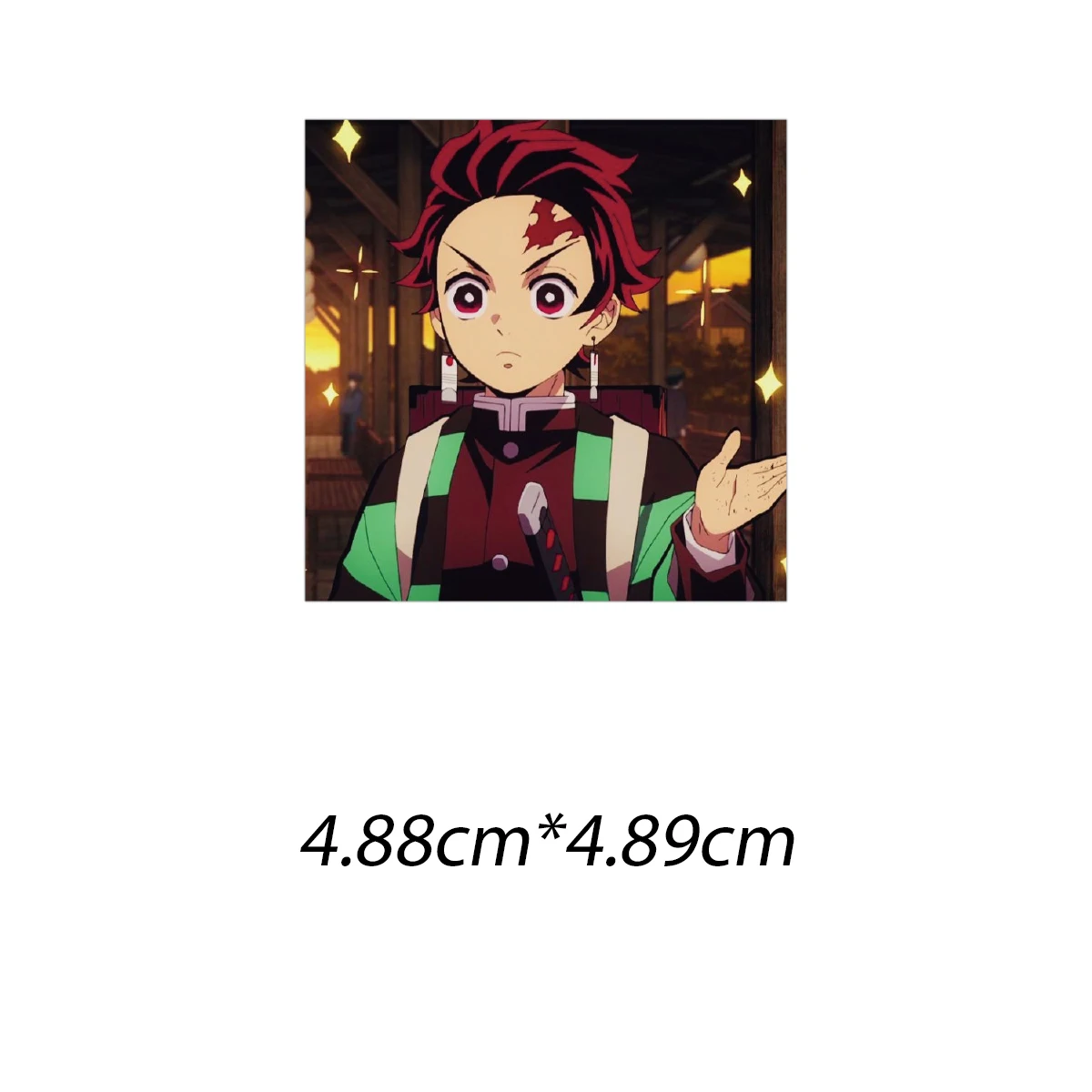 Декоративные наклейки Demon Slayer 54 шт