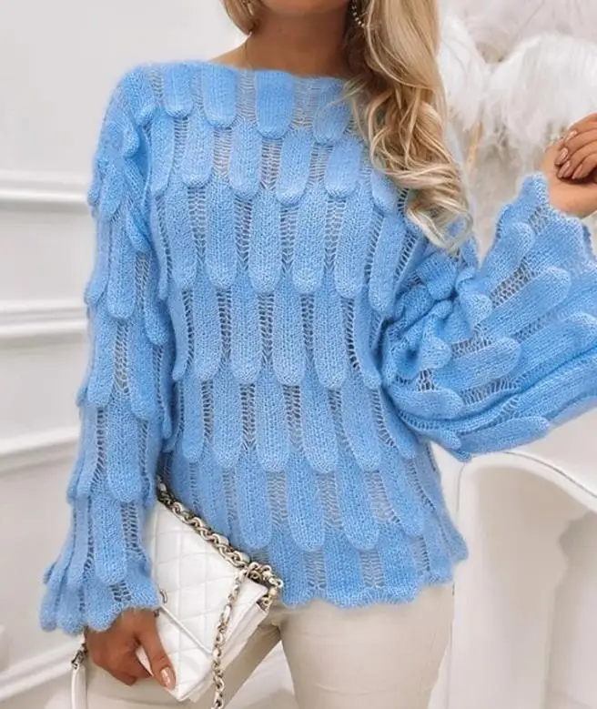 Рисунок 3 - Новинка 2023, Легкий эластичный свитер