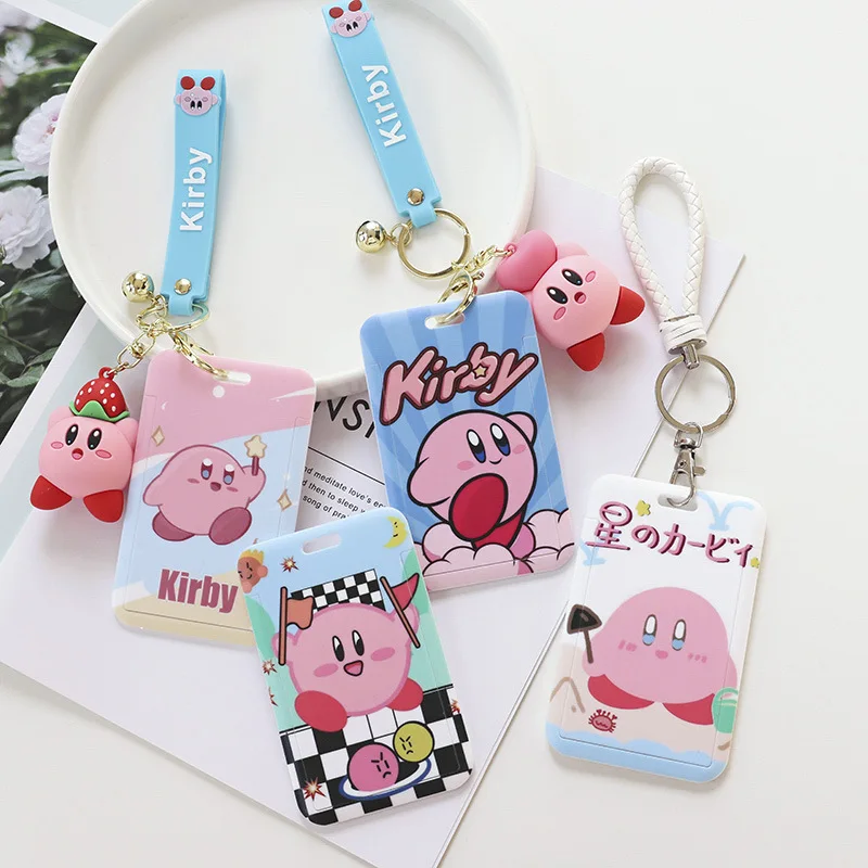 

Cute Cartoon Lanyard Card Holder Student Credential For Pass Row Card Credit Card Straps Key Ring Anti Lost Men And Women Gift