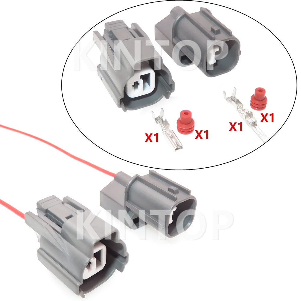 Водонепроницаемый разъем для автомобильного динамика, 1 комплект, 1 штифт 6189-0386, для Honda 6181-0227, автомобильный звуковой сигнал, электрический кабель, герметичный разъем с проводами