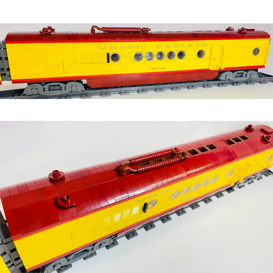 MOC-97195 2247 шт. + Подлинная Лицензия M10005 &quotГород Денвер&quot A &amp B-единицы локомотивный