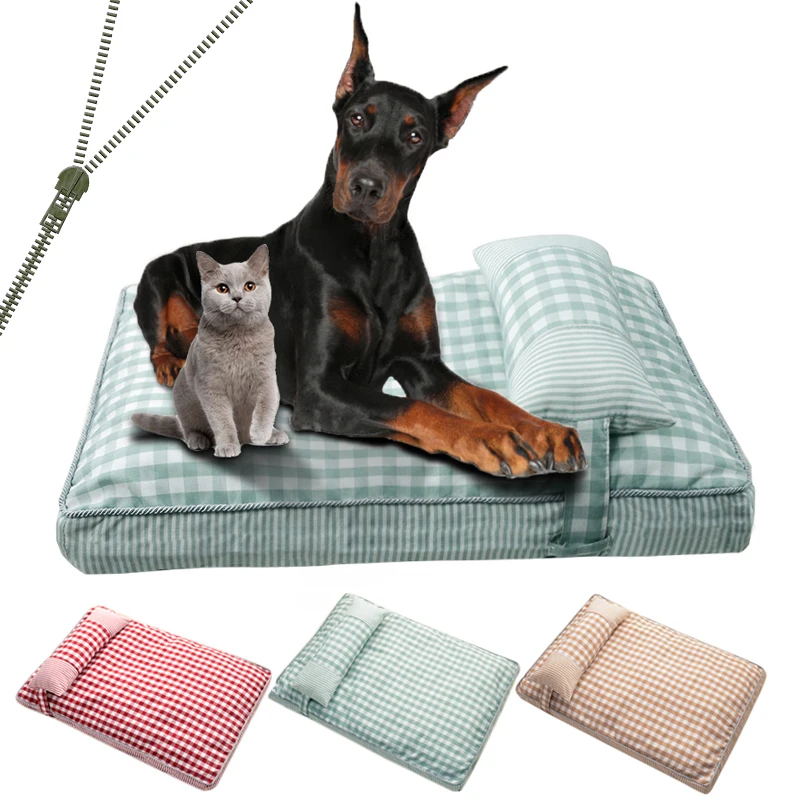 

Lattice Pet Bed Soft Small Medium Dog Soft Pet Nest For Dogs Washable House Lounger Bench All Seasons Cat Puppy Kennel Mat