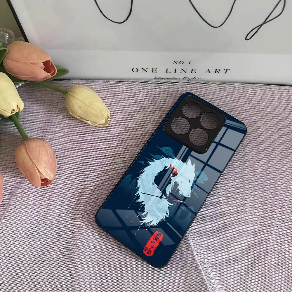Чехол для телефона Anime Princesse M-MononokeS для Xiaomi Poco F3 4 5 6 X3 NFC X4 GT X5 6 M3 4 5 5s 6 Pro 4G 5G Стеклянные чехлы (art.: 3920d381ced87) - 3920d381ced87
