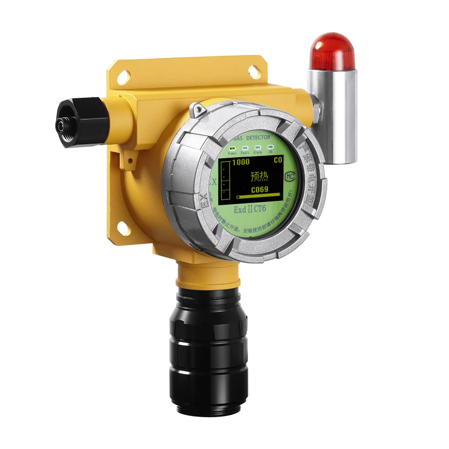 Air Quality Monitor co detector carbon monoxide a-l-a-r-m toxic gas detector enlarge