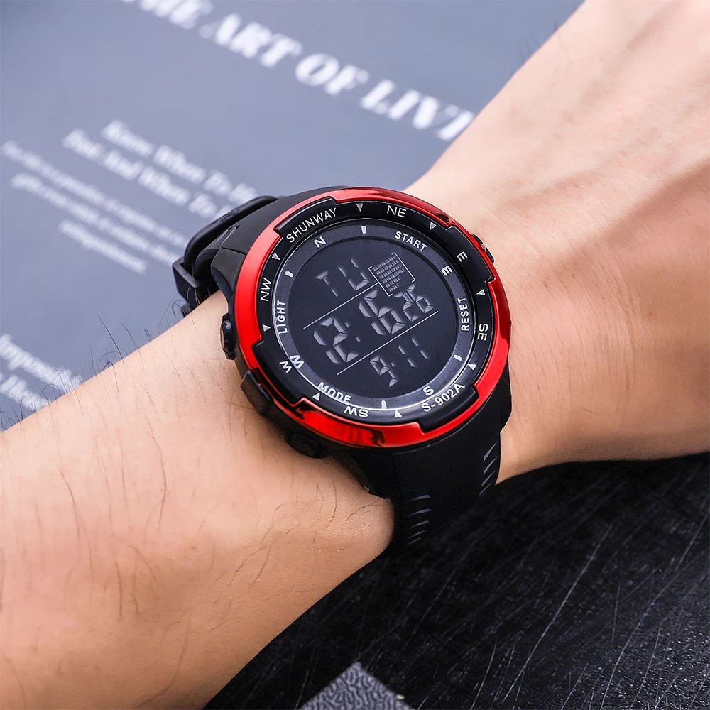 Часы наручные мужские с хронографом водонепроницаемые до 50 м |