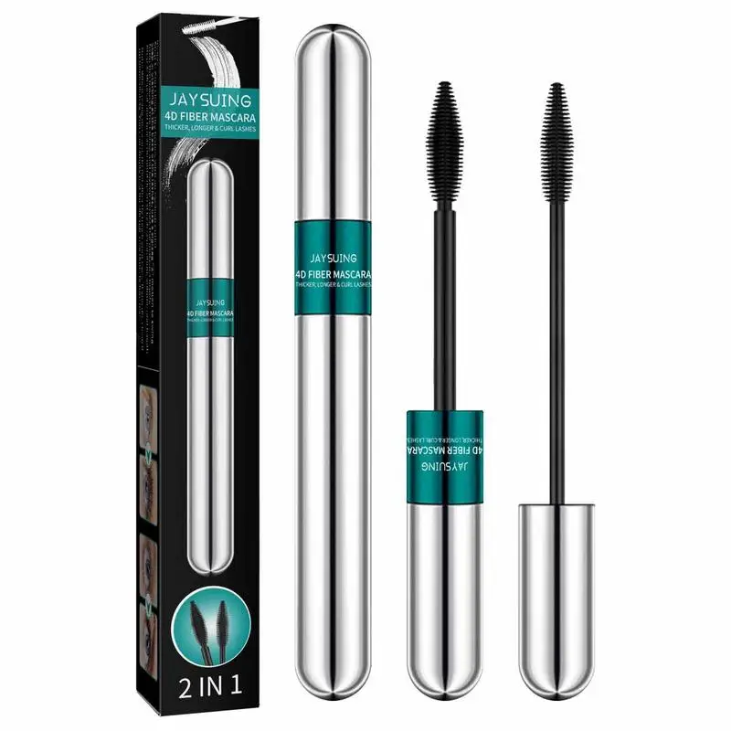 

Volumizing Mascara 4D Thick And Curling Double-Effect Mascara No Clump Eyelash Volumizing Tool For Long Lasting Charming Eye