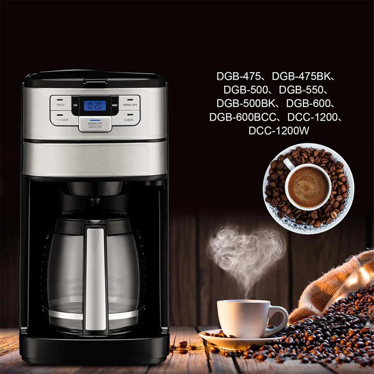 DGB-500GLID для кофеварки Cuisinart прозрачная кофеварка сменная крышка сборки кофемолки -