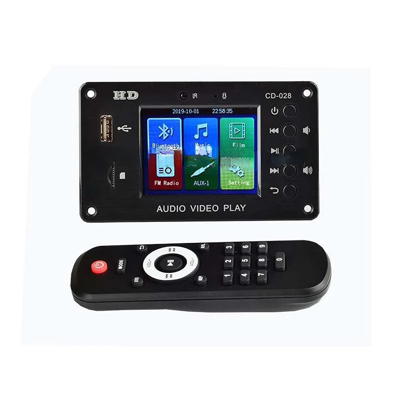 Декодер аудио и видео 7-24 В Bluetooth ЖК-экран DTS модуль без потерь mp4/mp5 HD APE/WAV