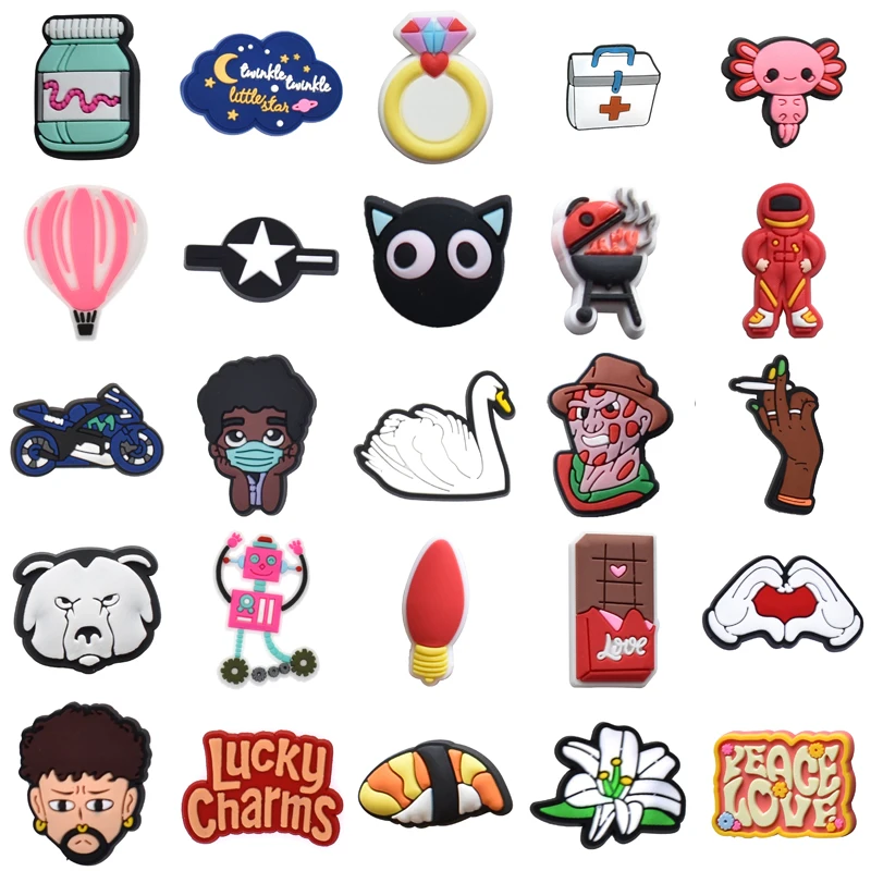 

Kids Decorations for Croc Shoe Charms Shoes Accessories Boy Para Pins Wholesale Bulk Packs Gifts Men Girl Set Jeans Women Charm
