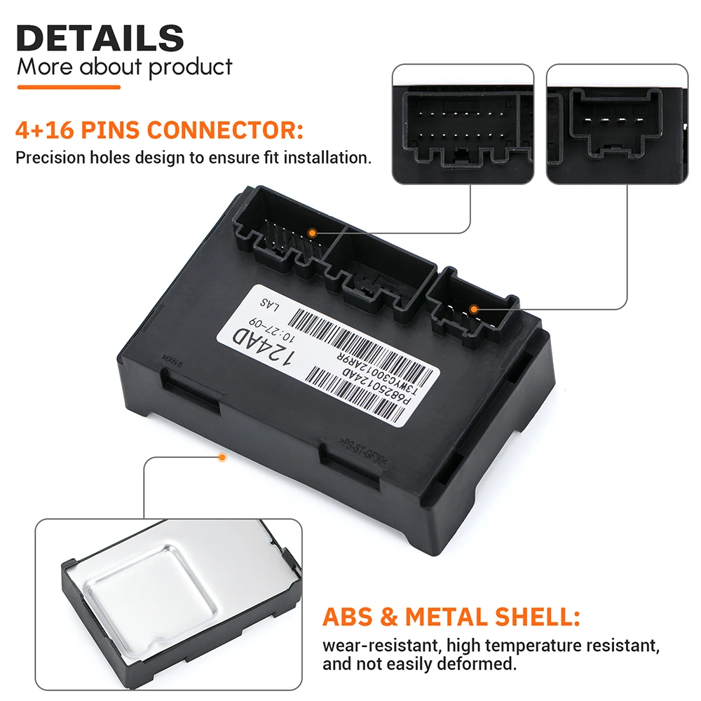 Автомобильный черный прочный модуль управления раздаточной коробкой для Jeep Grand